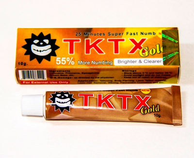 TKTX 55% GOLD – LIMITED EDITION – Crema Anestetizzante Tatuaggio TKTX - Official Store