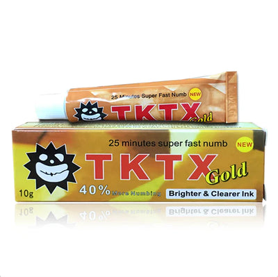 TKTX 40% GOLD – EXTRA STRONG – Crema Anestetizzante Tatuaggio TKTX.it - Official